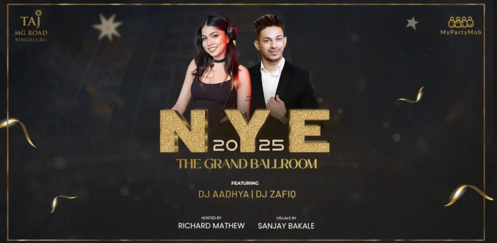 The Taj MG Road New year party 2025