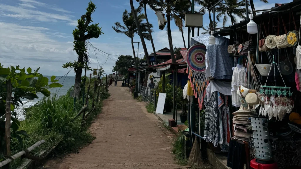 Varkala cliff