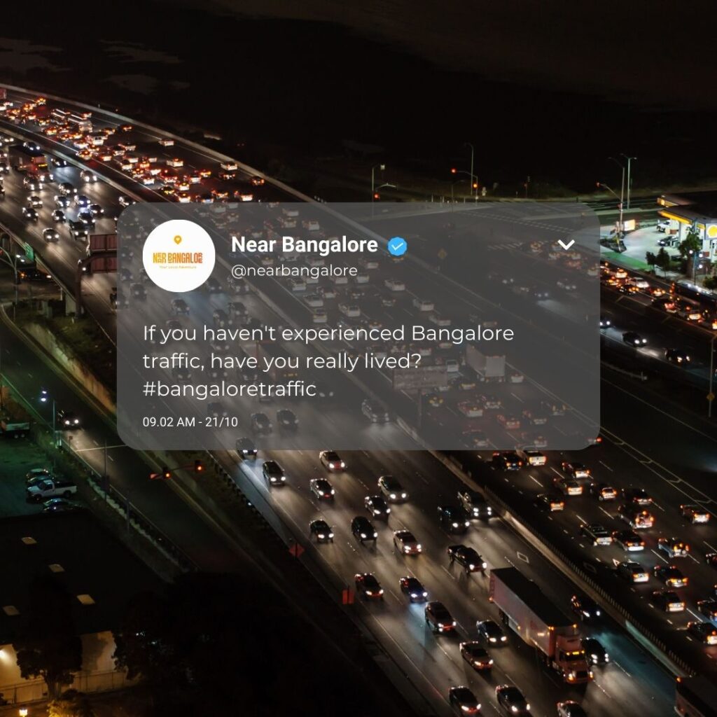 bangalore traffic caption