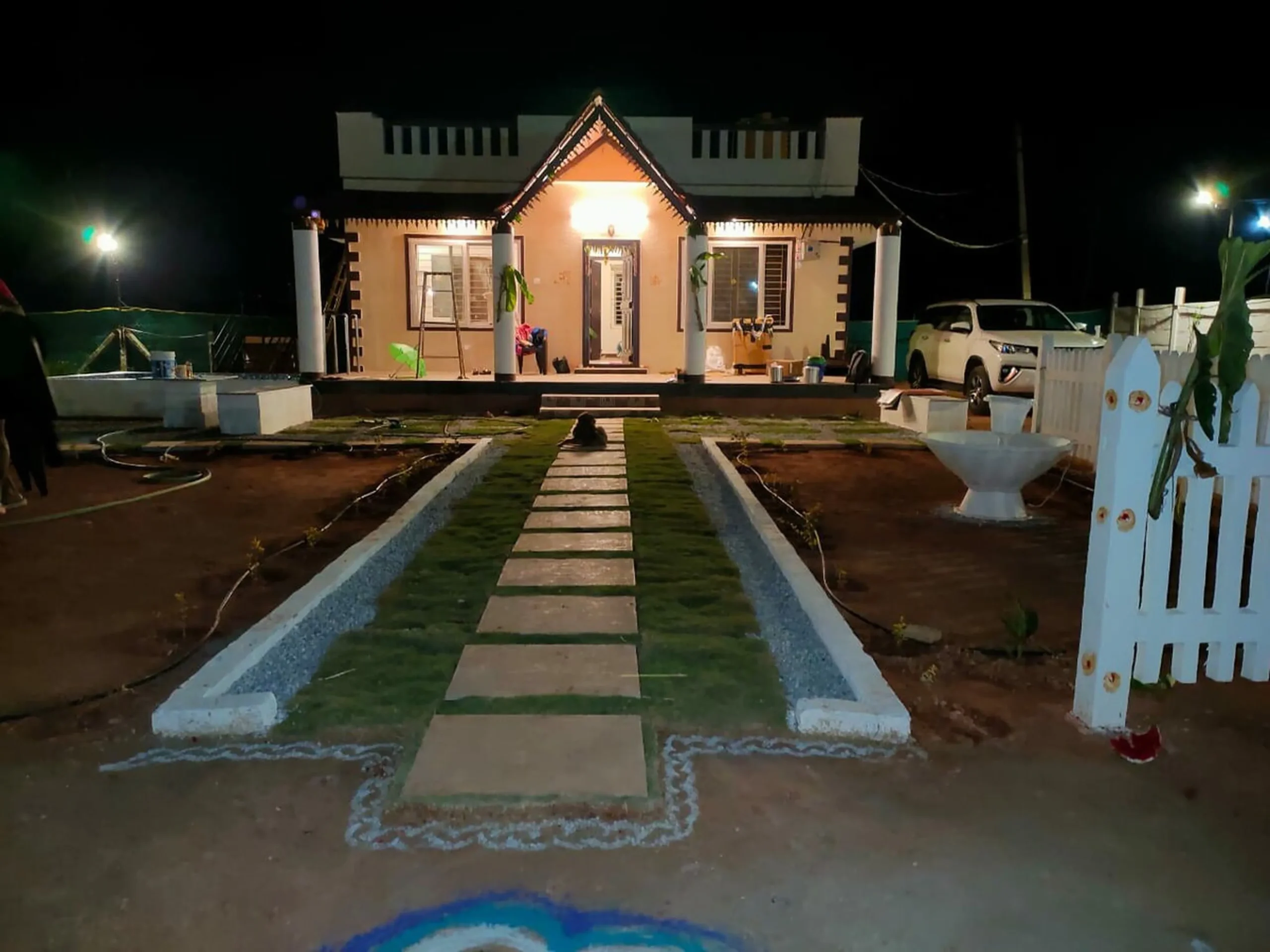 Farm Villa with Hills view
